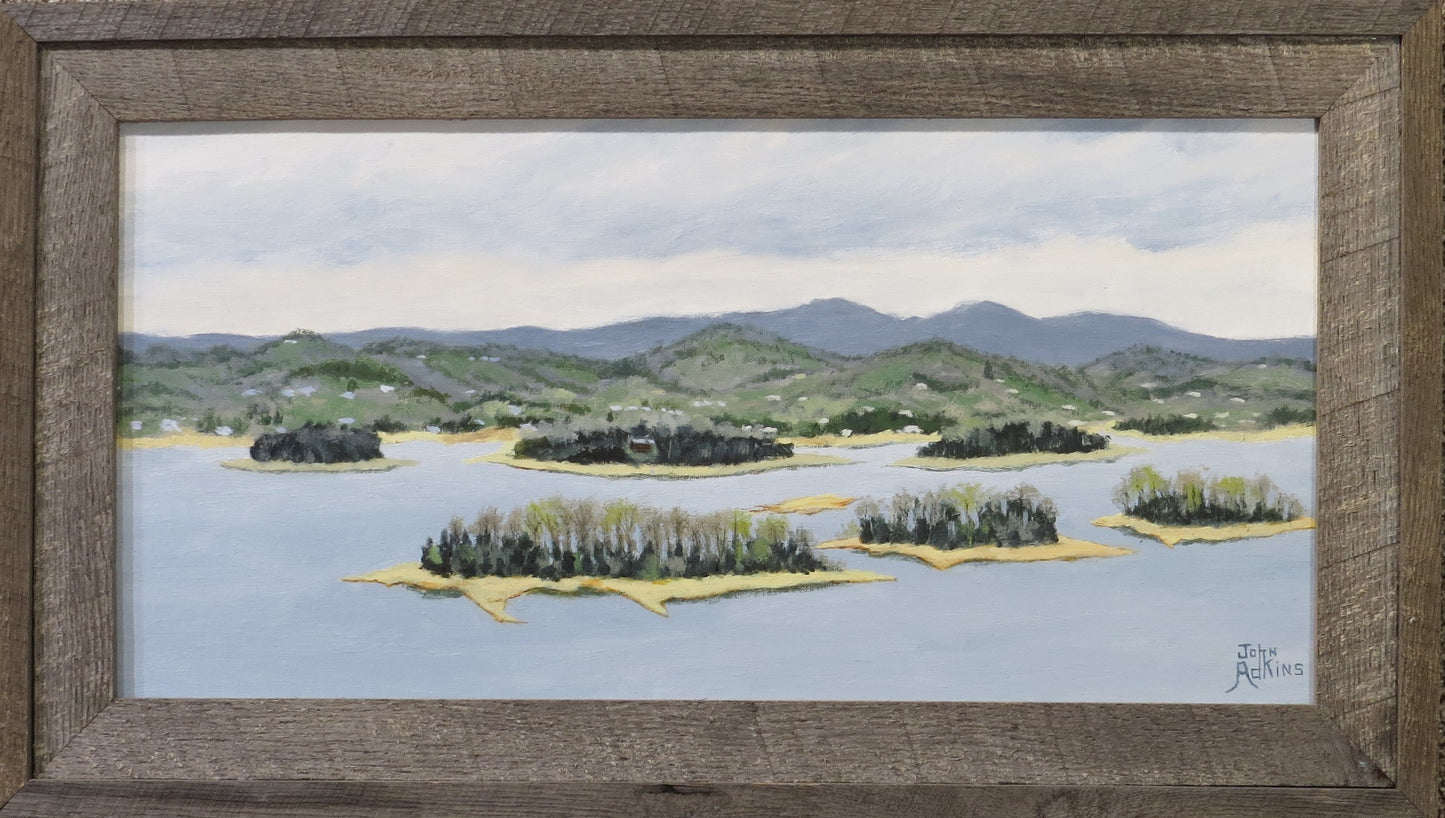 Cherokee Lake - Oil Painting by artist John Adkins