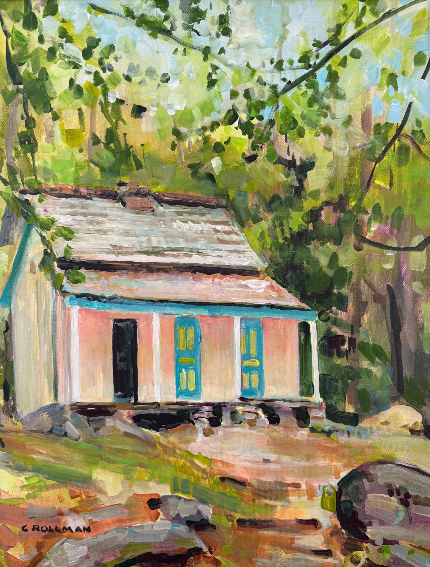 Reagan's Place  - Acrylic Painting by artist Charlotte Rollman