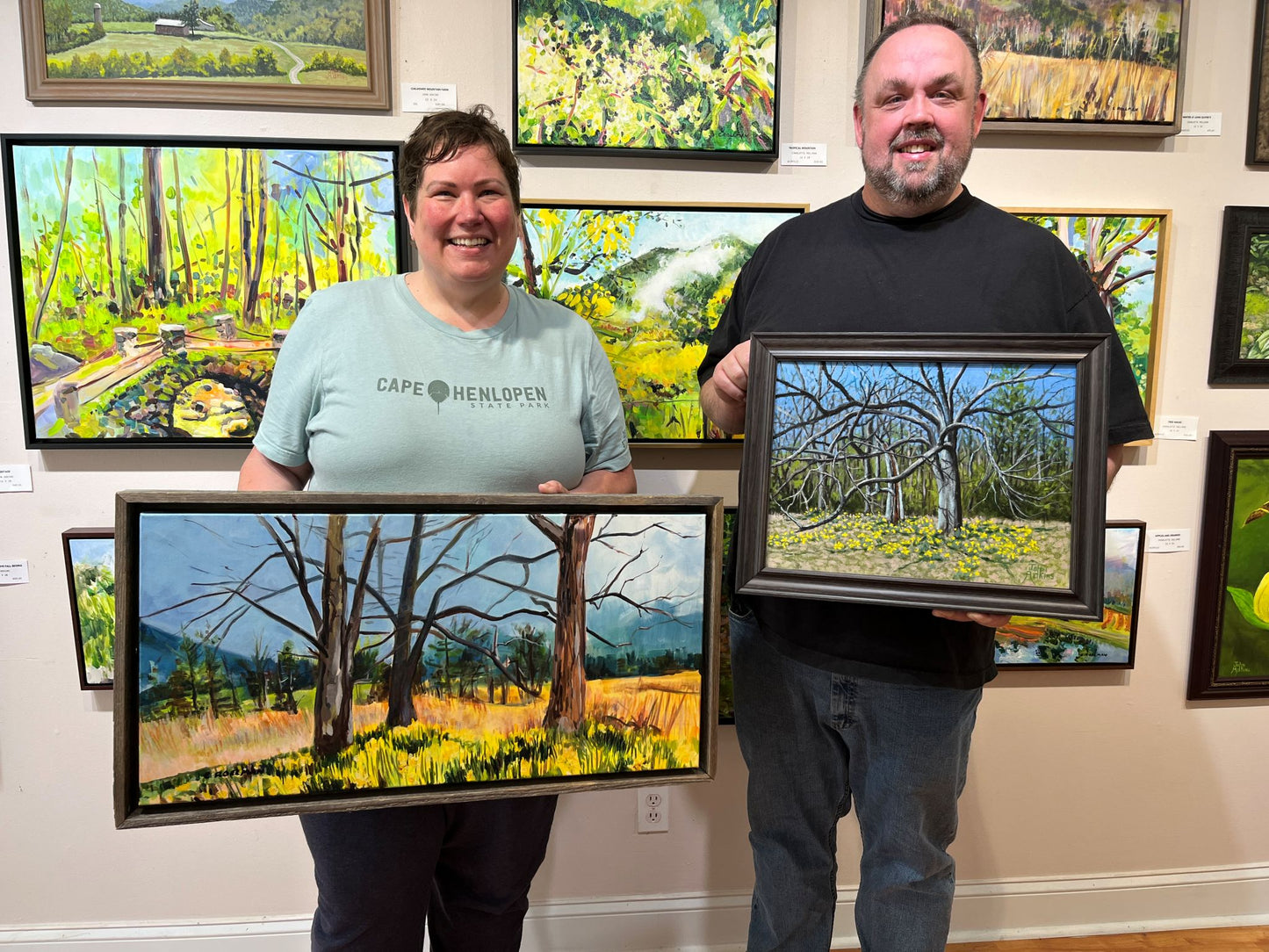 Three Graces  - Acrylic Painting by artist Charlotte Rollman