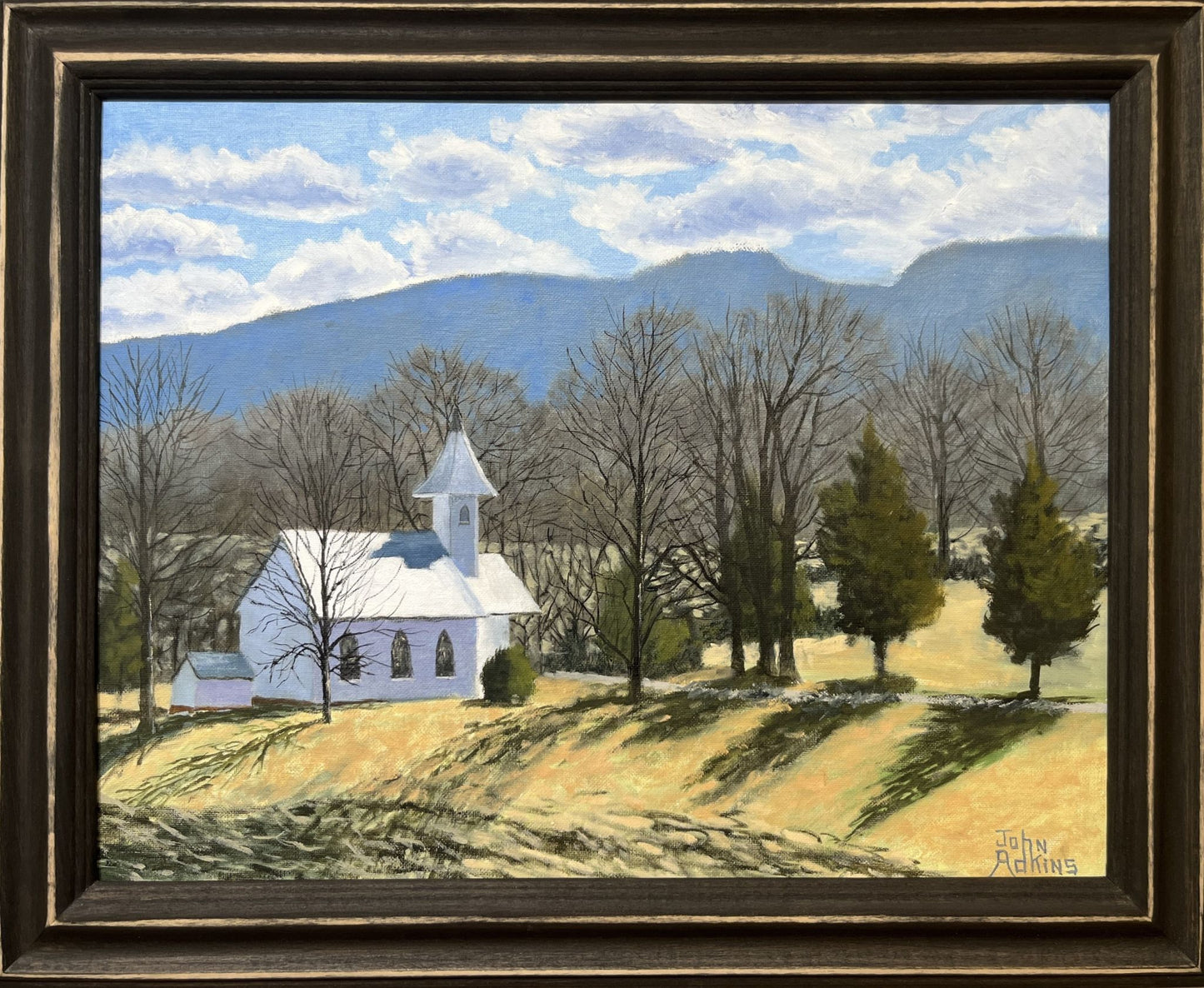 Peace in the Valley  - Oil Painting by artist John Adkins