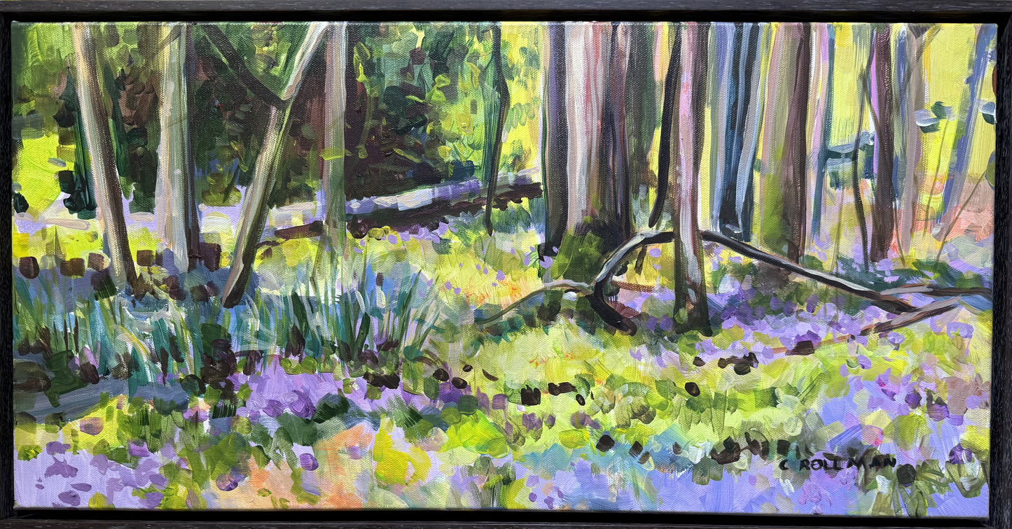 Spot On - Acrylic Painting by artist Charlotte Rollman 12x24