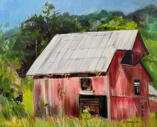 Up From Kathie's - Acrylic Painting by Artist Charlotte Rollman 16x20