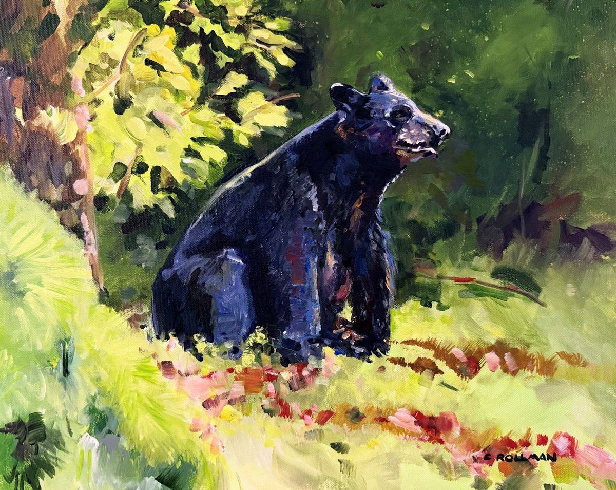 Roundtop Mom  - Acrylic Painting by artist Charlotte Rollman 20 x 16