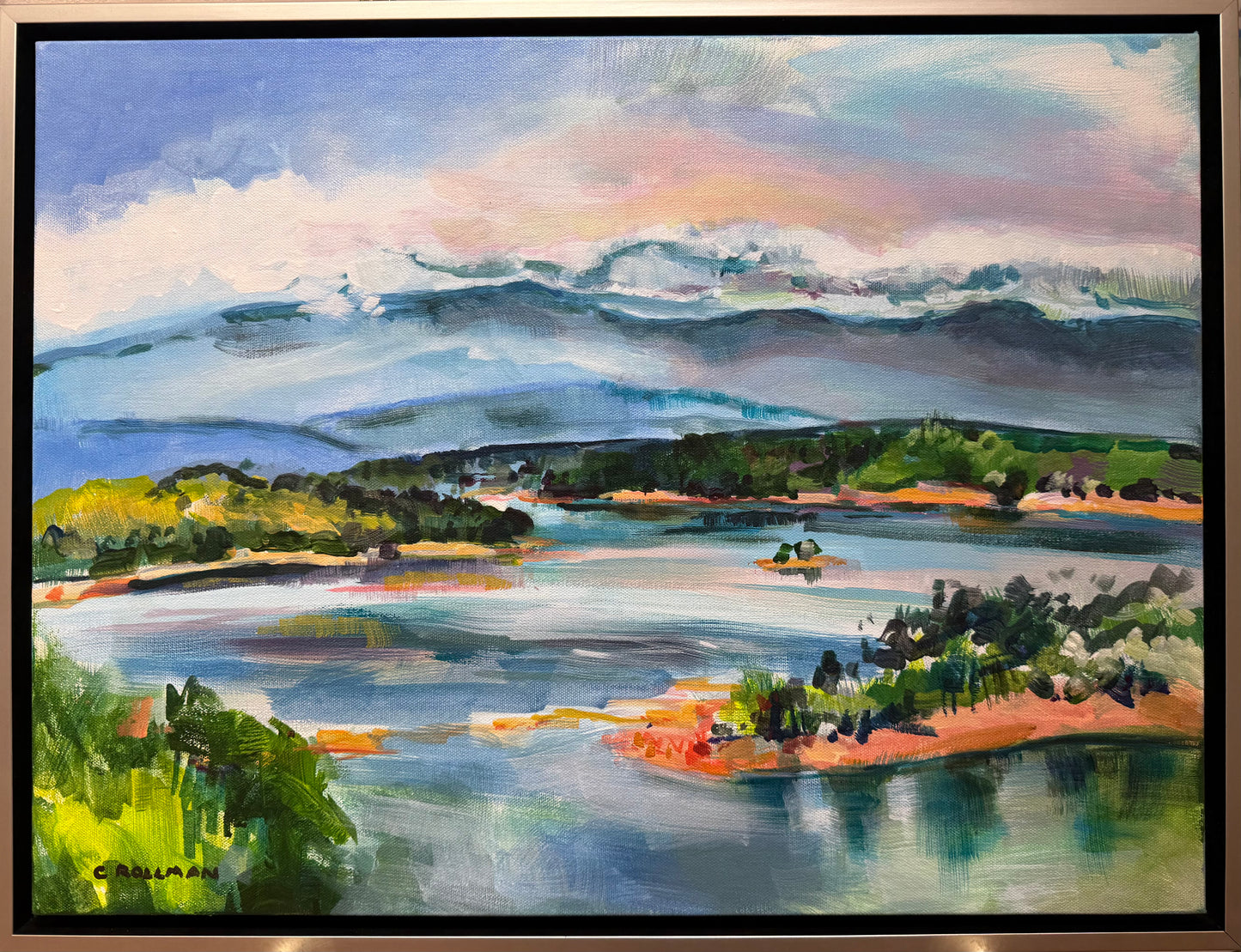 Douglas Day - Acrylic by artist Charlotte Rollman 18x24
