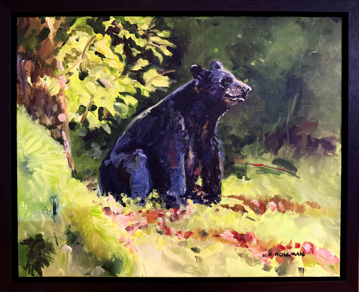 Roundtop Mom  - Acrylic Painting by artist Charlotte Rollman 20 x 16