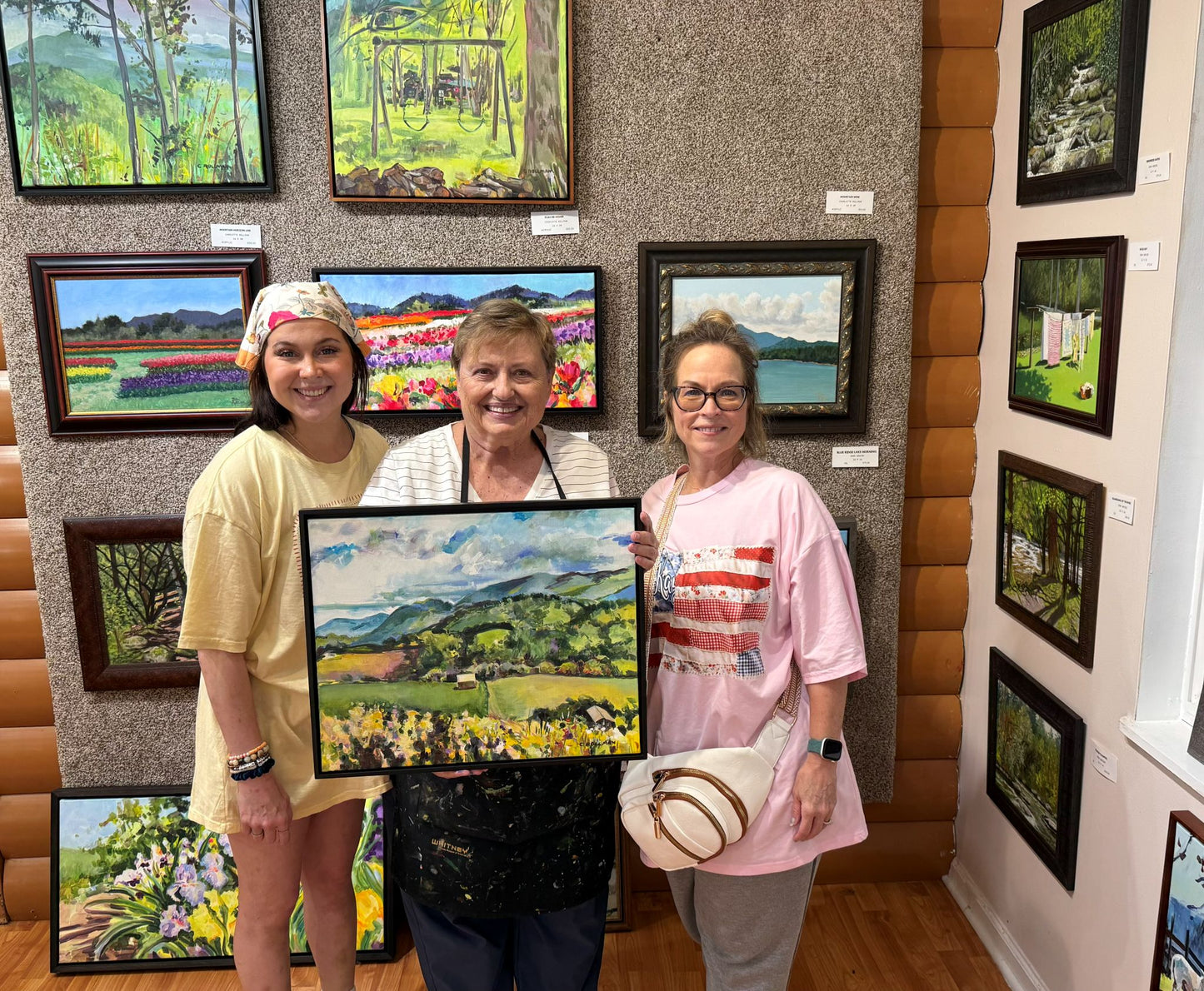 Mountain Wine  - Acrylic Painting by artist Charlotte Rollman 16x20