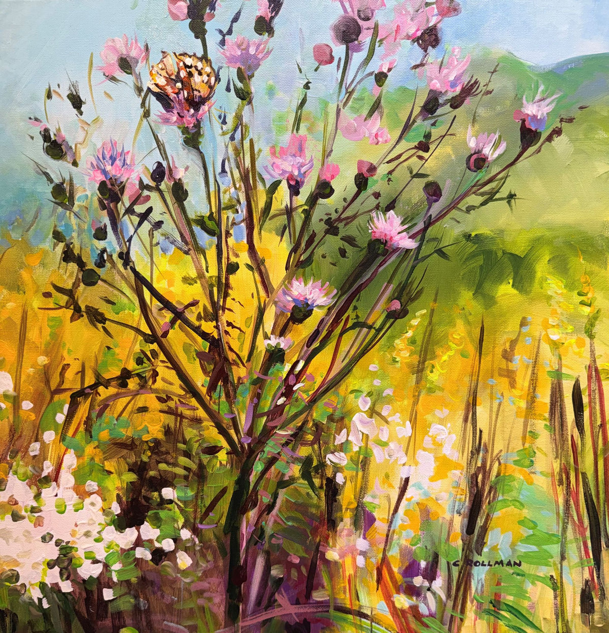 Last Taste of Summer - Acrylic Painting by artist Charlotte Rollman