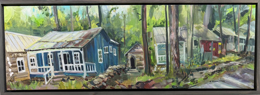 The Caretaker's House  - Acrylic Painting by artist Charlotte Rollman
