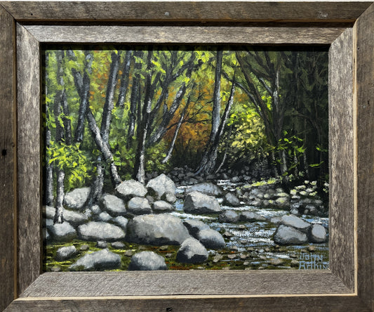 A River Runs Through It - Artist John Adkins 11x14
