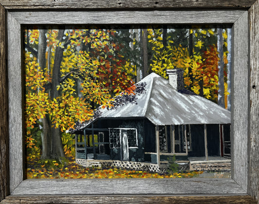 Elkmont Glow - Oil Painting by artist Adkins 12x16