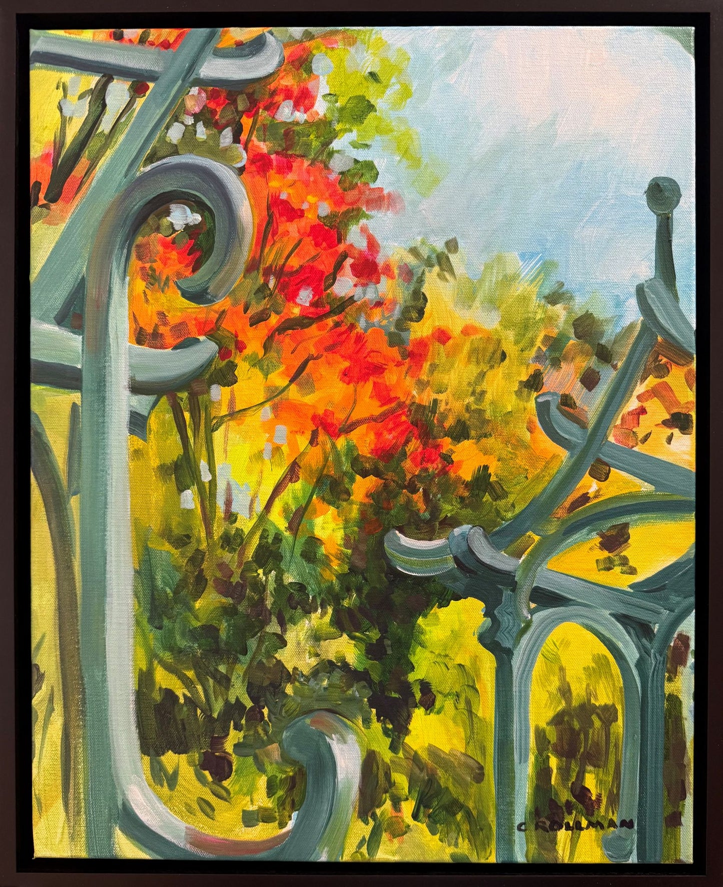 Savage Gardens  - Acrylic Painting by artist Charlotte Rollman