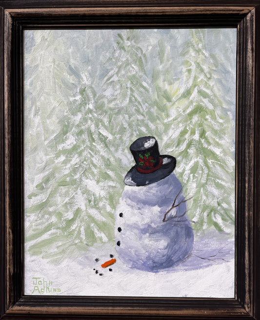 Frosty Don't Go - Artist John Adkins 11x14