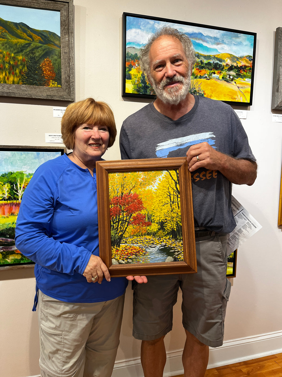 Crimson Solo - Oil Painting by artist John Adkins