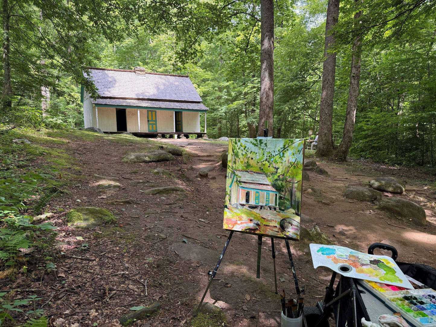 Reagan's Place  - Acrylic Painting by artist Charlotte Rollman