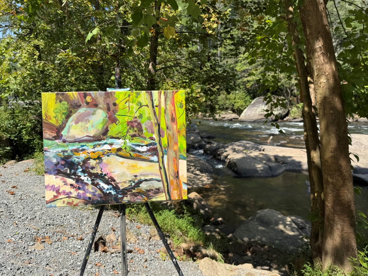 Almost Like Home - Acrylic Painting by Artist Charlotte Rollman 16x20