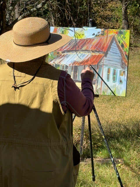 Fall at Wiley's Place  - Acrylic Painting by artist Charlotte Rollman