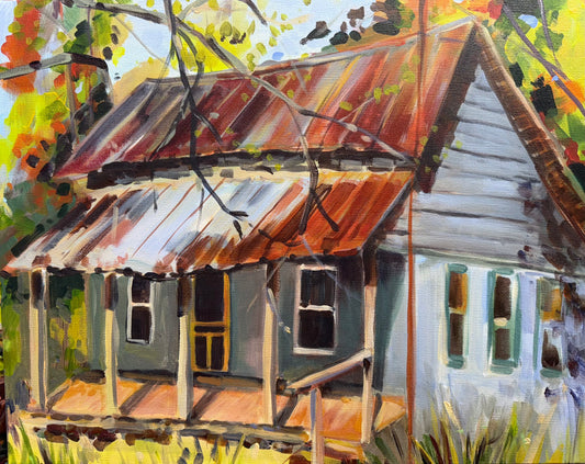 Fall at Wiley's Place  - Acrylic Painting by artist Charlotte Rollman