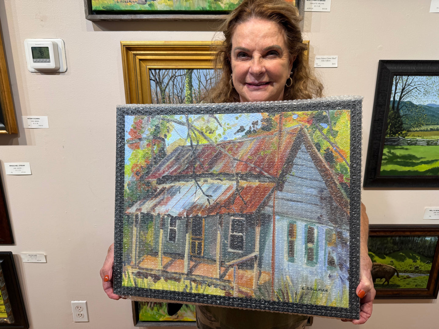 Fall at Wiley's Place  - Acrylic Painting by artist Charlotte Rollman