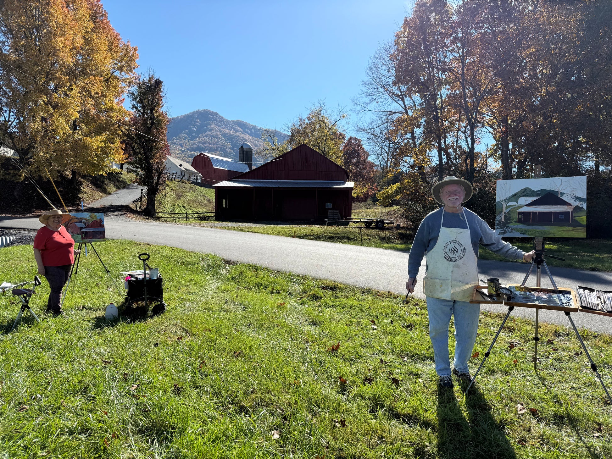 Acrylic painting by Charlotte Rollman.