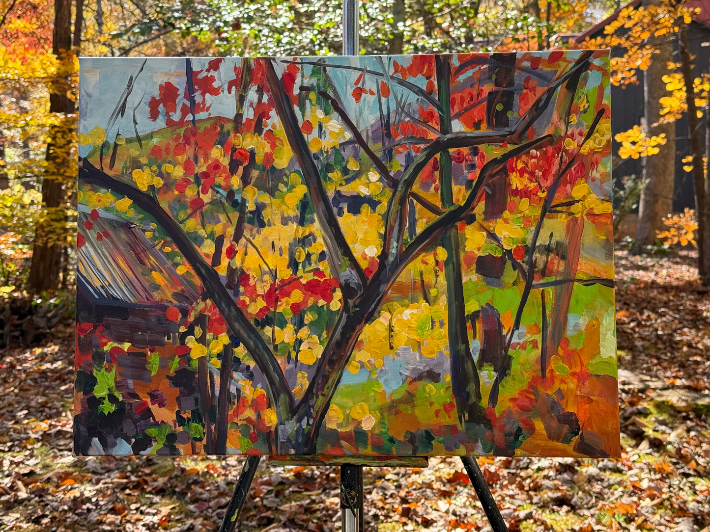 My Roundtop  - Acrylic Painting by artist Charlotte Rollman