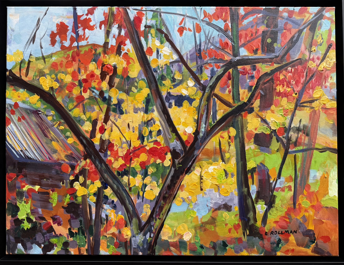 My Roundtop  - Acrylic Painting by artist Charlotte Rollman