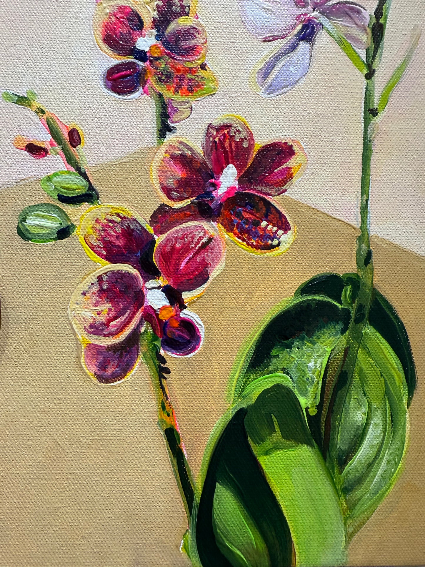 Lucky Mama - Acrylic Painting by artist Charlotte Rollman 10x8