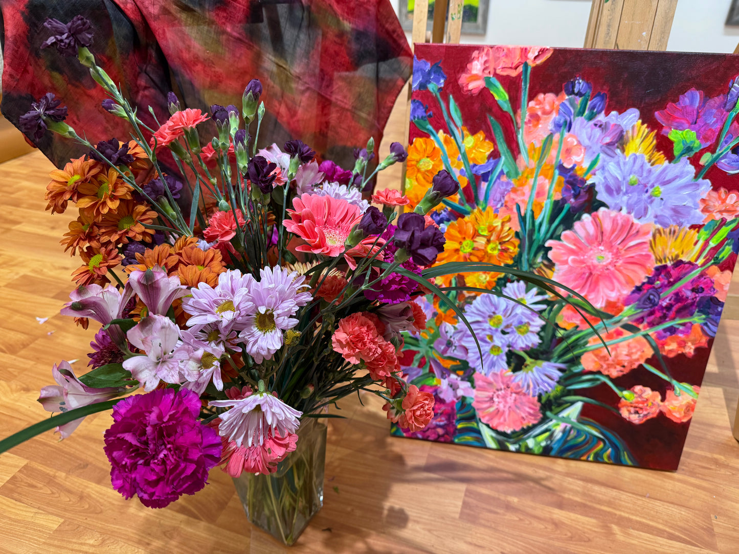 Doesn't This Warm Your Heart?  - Acrylic Painting by artist Charlotte Rollman 24x18