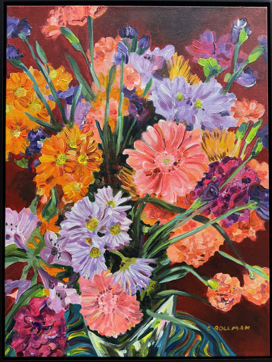 Doesn't This Warm Your Heart?  - Acrylic Painting by artist Charlotte Rollman 24x18