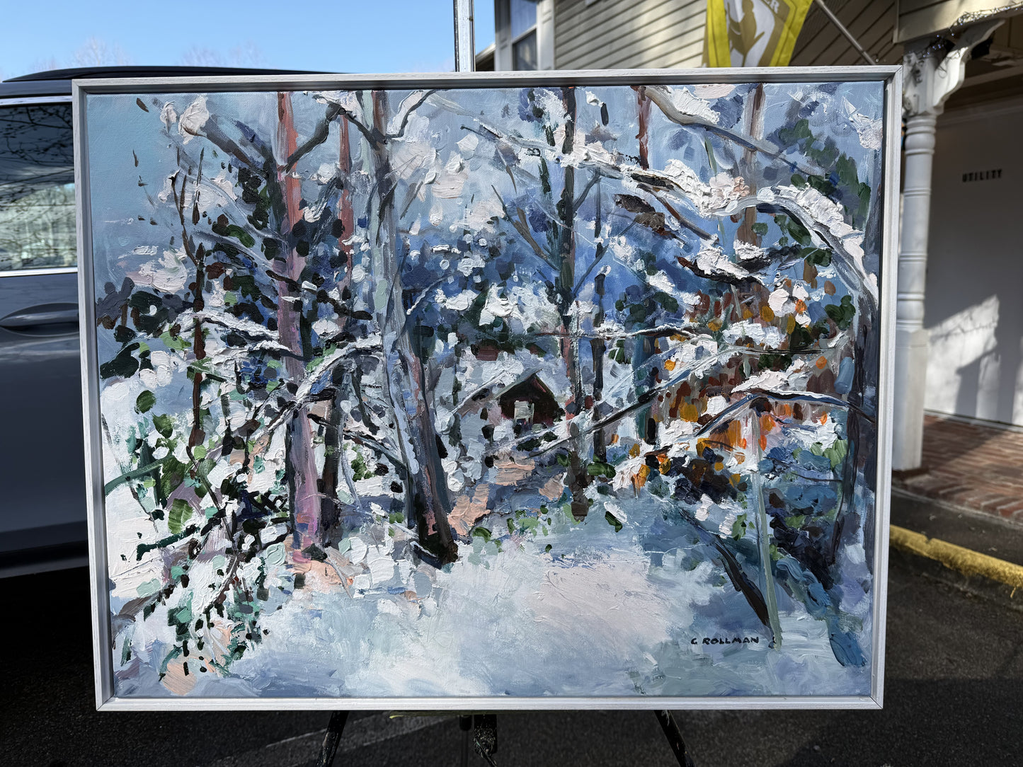 Snowed In - Acrylic Painting by artist Charlotte Rollman