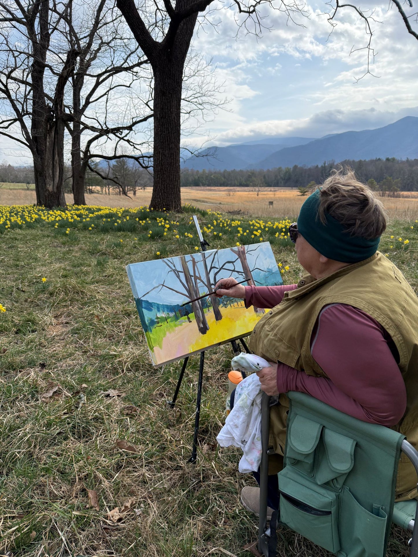 Three Graces  - Acrylic Painting by artist Charlotte Rollman