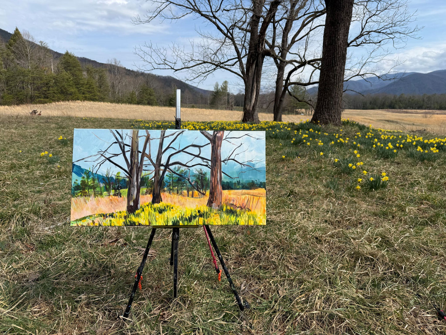 Three Graces  - Acrylic Painting by artist Charlotte Rollman
