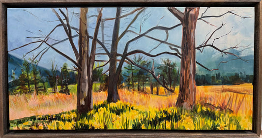 Three Graces  - Acrylic Painting by artist Charlotte Rollman