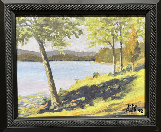 Peaceful Day - Oil Painting by artist John Adkins 8x10