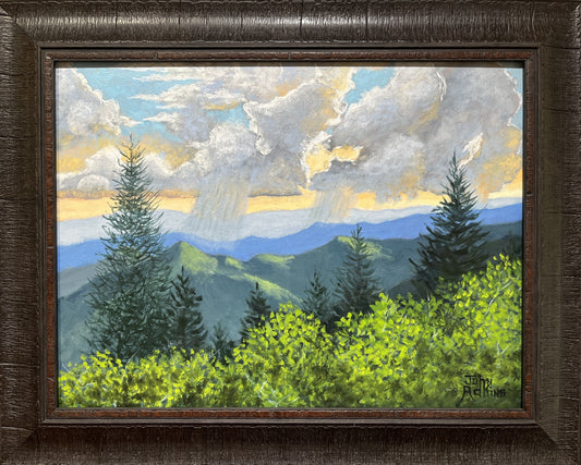 The Storms Glory - Oil Painting by artist John Adkins