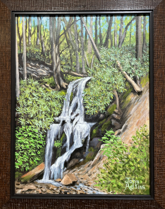 Cataract Falls  - Oil Painting by artist John Adkins